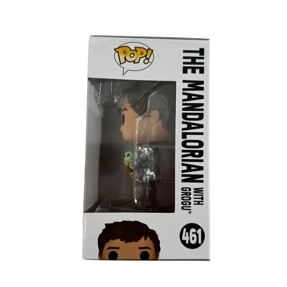 Funko Pop Star Wars The Mandalorian with Grogu Figurine NWT #461 - Picture 7 of 7